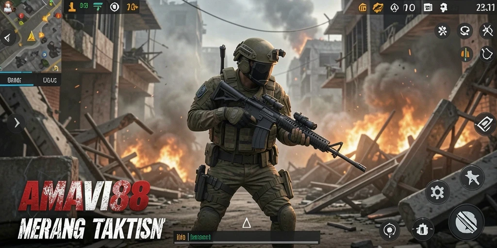 Gameplay menegangkan AMAVI88 dengan aksi tembak-menembak yang seru.