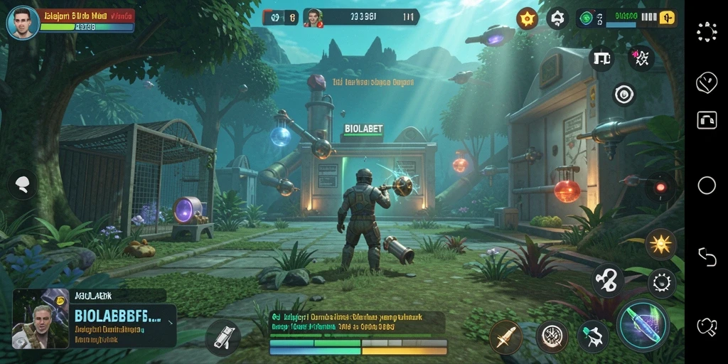Tampilan gameplay BIOLABET yang menarik dan interaktif.