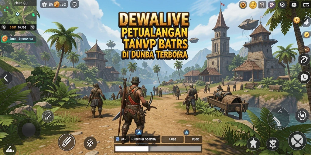 Tampilan gameplay DEWALIVE yang imersif dan penuh petualangan.