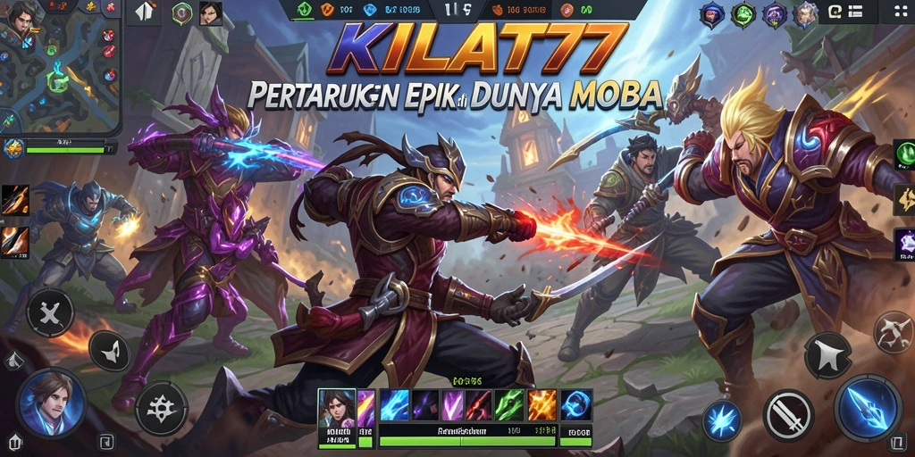 Tampilan penuh aksi dari gameplay KILAT77 yang mengesankan.