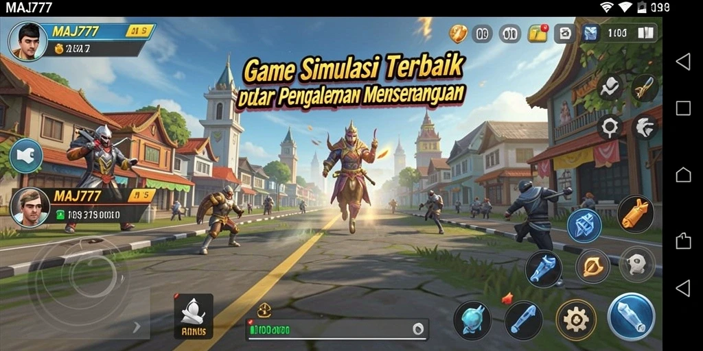 Tampilan menarik gameplay MAJ777 dalam dunia simulasi.