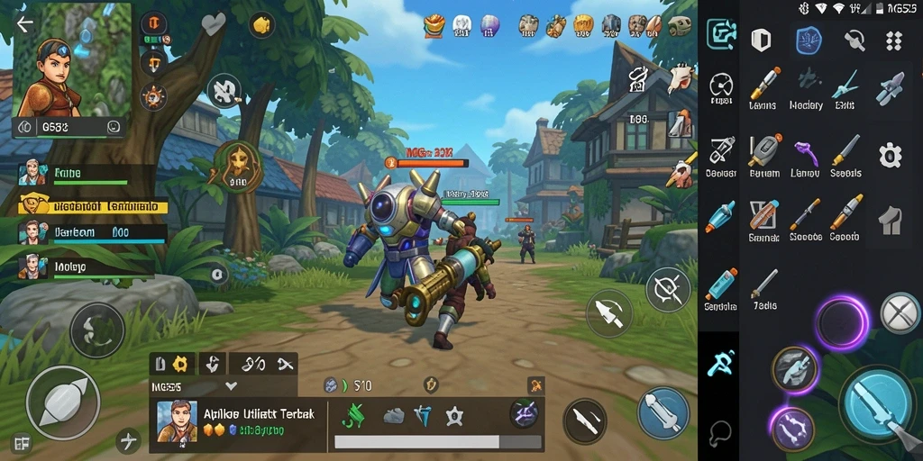 Screenshot utama dari MG525 menampilkan antarmuka aplikasi yang intuitif.