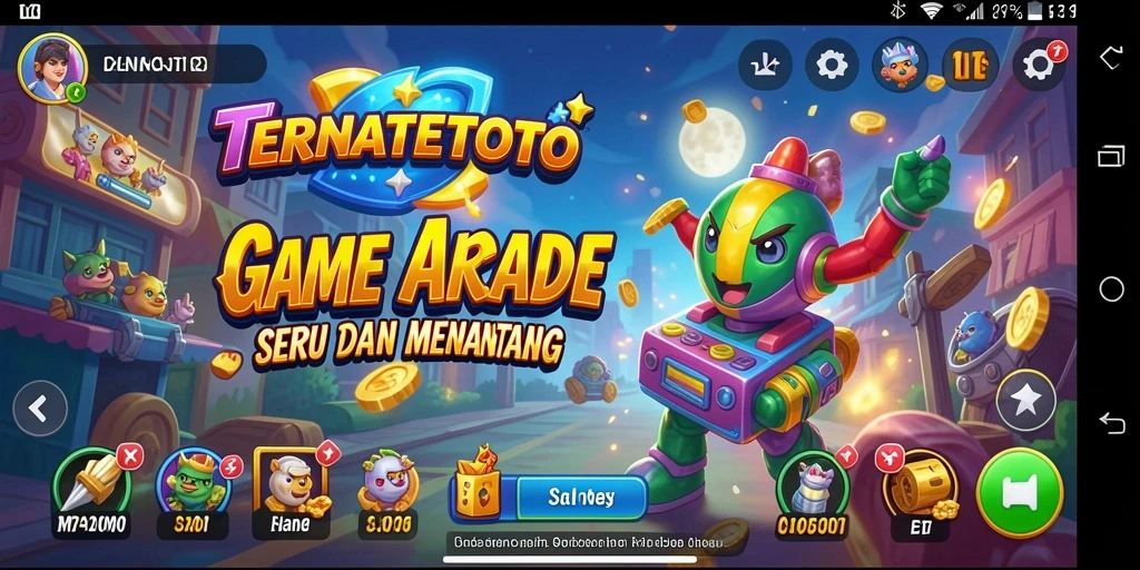 Gameplay seru TERNATETOTO dengan aksi mendebarkan dan tantangan menarik.